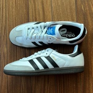 Adidas Samba Classic White and Black Shoes GZ8477